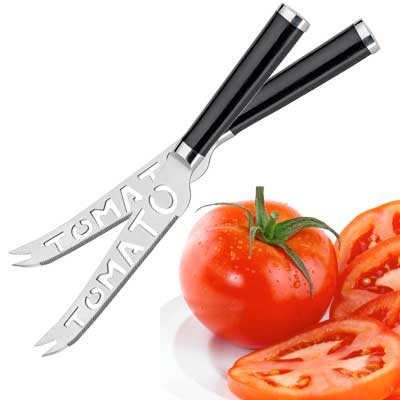 set 2 cuchillos para tomate